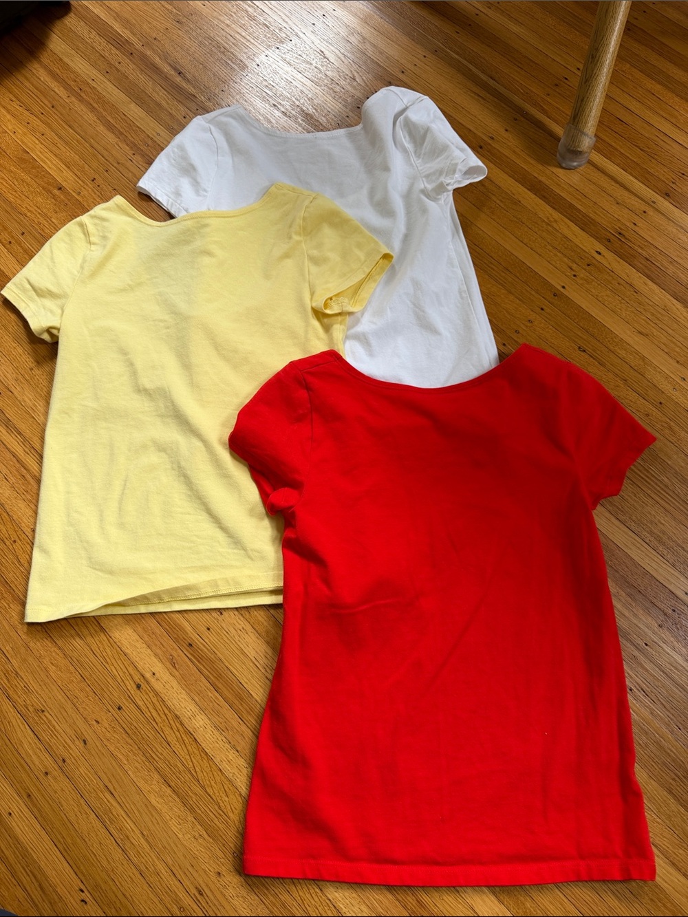 Women’s pack GAP Short Sleeve Tee - Red, Yellow, White
